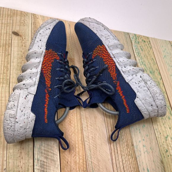 Nike Space Hippie 1 Shoes Mens Size 8 Navy Orange Athletic Running DN0010-400 - Picture 5 of 14